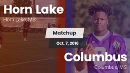 Matchup: Horn Lake High vs. Columbus  2016