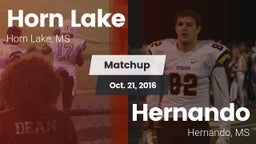 Matchup: Horn Lake High vs. Hernando  2016