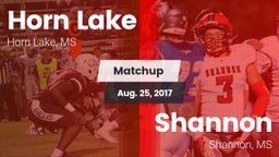 Matchup: Horn Lake High vs. Shannon  2017