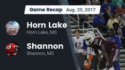 Recap: Horn Lake  vs. Shannon  2017