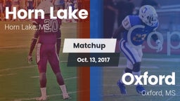 Matchup: Horn Lake High vs. Oxford  2017