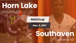 Matchup: Horn Lake High vs. Southaven  2017