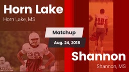 Matchup: Horn Lake High vs. Shannon  2018
