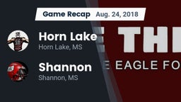 Recap: Horn Lake  vs. Shannon  2018