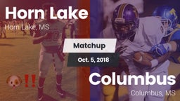 Matchup: Horn Lake High vs. Columbus  2018