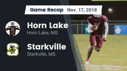 Recap: Horn Lake  vs. Starkville  2018