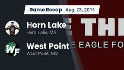 Recap: Horn Lake  vs. West Point  2019