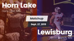 Matchup: Horn Lake High vs. Lewisburg  2019