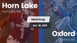 Matchup: Horn Lake High vs. Oxford  2019