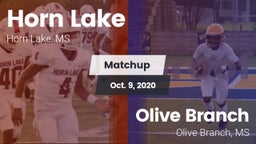 Matchup: Horn Lake High vs. Olive Branch  2020