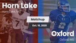Matchup: Horn Lake High vs. Oxford  2020