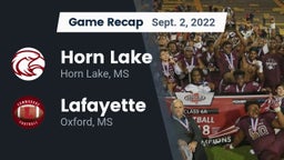 Recap: Horn Lake  vs. Lafayette  2022