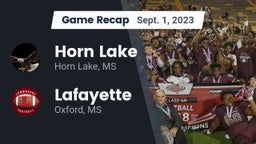 Recap: Horn Lake  vs. Lafayette  2023