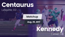 Matchup: Centaurus High vs. Kennedy  2017