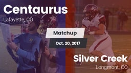 Matchup: Centaurus High vs. Silver Creek  2017