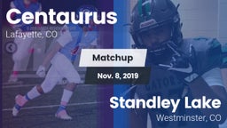 Matchup: Centaurus High vs. Standley Lake  2019