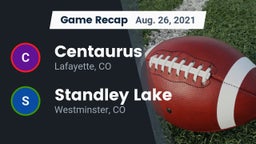 Recap: Centaurus  vs. Standley Lake  2021