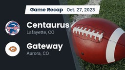 Recap: Centaurus  vs. Gateway  2023