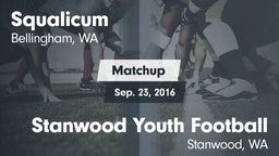 Matchup: Squalicum High vs. Stanwood Youth Football 2016