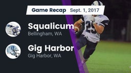 Recap: Squalicum  vs. Gig Harbor  2017