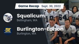 Recap: Squalicum  vs. Burlington-Edison  2022