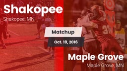 Matchup: Shakopee  vs. Maple Grove  2016