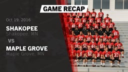 Recap: Shakopee  vs. Maple Grove  2016