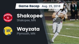 Recap: Shakopee  vs. Wayzata  2018