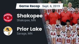 Recap: Shakopee  vs. Prior Lake  2019
