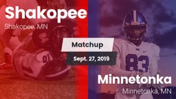 Matchup: Shakopee  vs. Minnetonka  2019