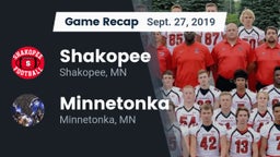 Recap: Shakopee  vs. Minnetonka  2019