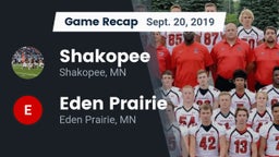 Recap: Shakopee  vs. Eden Prairie  2019
