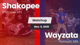 Matchup: Shakopee  vs. Wayzata  2020