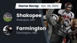 Recap: Shakopee  vs. Farmington  2022