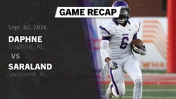 Recap: Daphne  vs. Saraland  2016