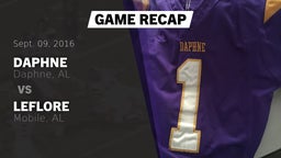 Recap: Daphne  vs. LeFlore  2016