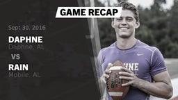 Recap: Daphne  vs. Rain  2016