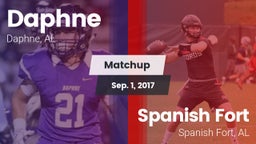 Matchup: Daphne  vs. Spanish Fort  2017