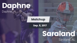 Matchup: Daphne  vs. Saraland  2017