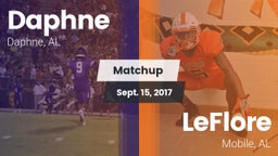 Matchup: Daphne  vs. LeFlore  2017