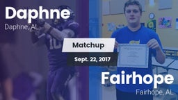 Matchup: Daphne  vs. Fairhope  2017