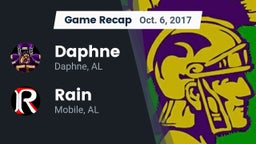 Recap: Daphne  vs. Rain  2017