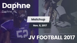 Matchup: Daphne  vs. JV FOOTBALL 2017 2017