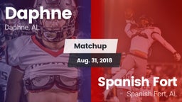 Matchup: Daphne  vs. Spanish Fort  2018