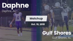Matchup: Daphne  vs. Gulf Shores  2018