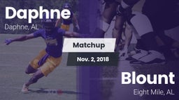 Matchup: Daphne  vs. Blount  2018