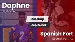Matchup: Daphne  vs. Spanish Fort  2019