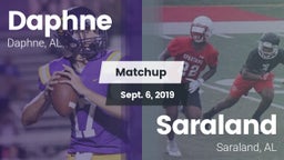 Matchup: Daphne  vs. Saraland  2019