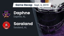 Recap: Daphne  vs. Saraland  2019