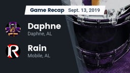 Recap: Daphne  vs. Rain  2019
